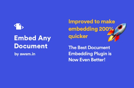 plugin de WordPress embed any document